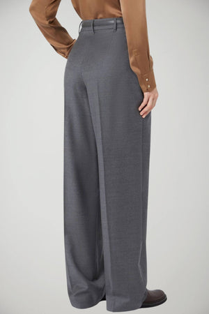 MaxMara Studio Pantaloni Donna in flanella con pences