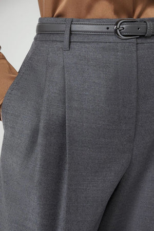 MaxMara Studio Pantaloni Donna in flanella con pences