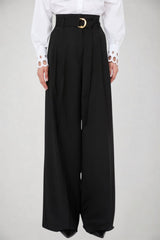 MaxMara Studio Pantaloni Donna in lana con pences