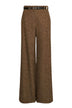 MaxMara Studio Pantaloni Donna in misto lana con cintura