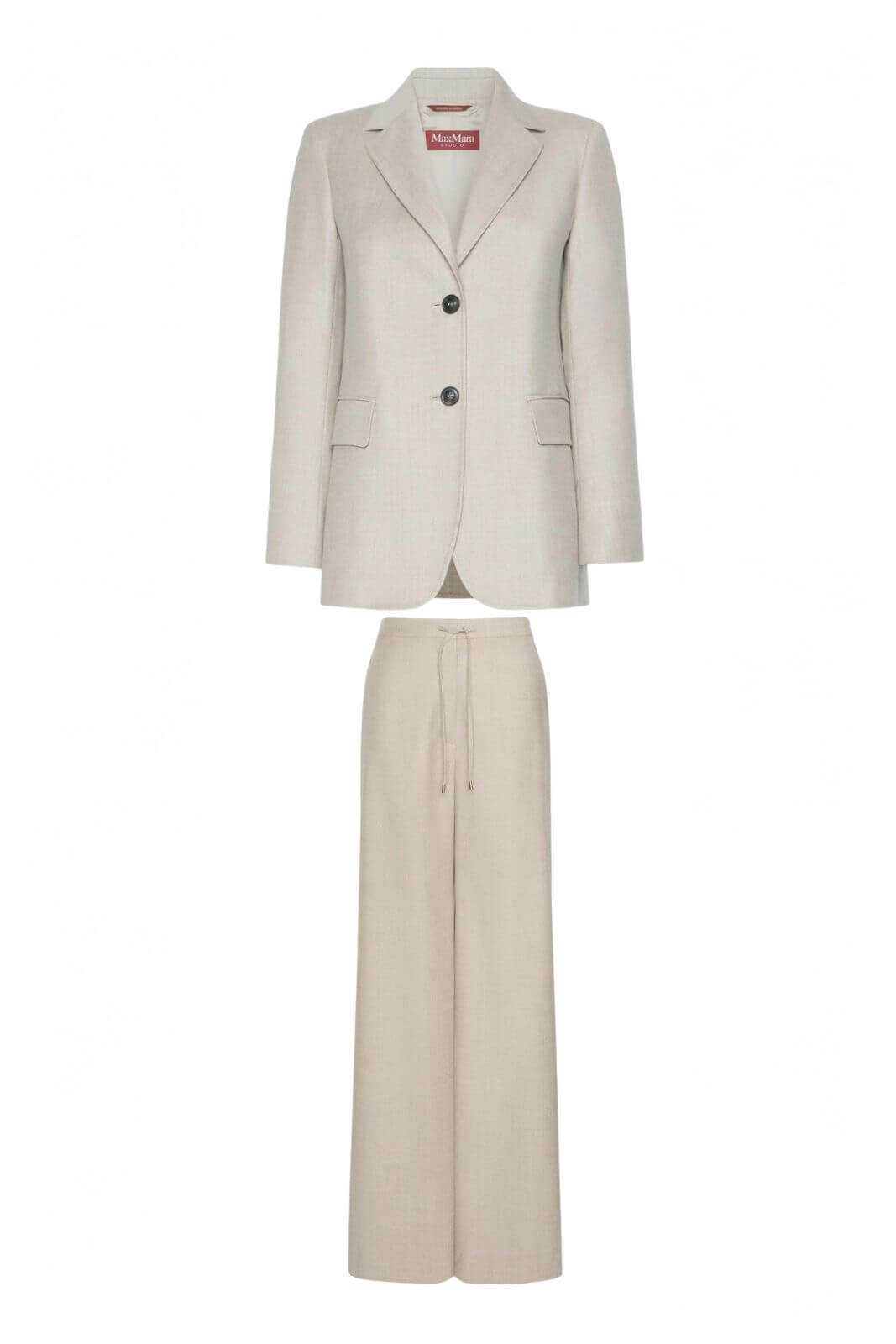 MaxMara Studio Tailleur Donna in flanella di lana