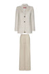 MaxMara Studio Tailleur Donna in flanella di lana