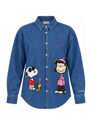 MC2 Saint Barth Camicia Donna Gigy Denim Snoopy