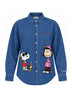 MC2 Saint Barth Camicia Donna Gigy Denim Snoopy