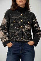 Me369 Blazer Donna con stampa