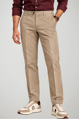 Michael Coal Pantaloni Uomo in cotone stretch / Sabbia