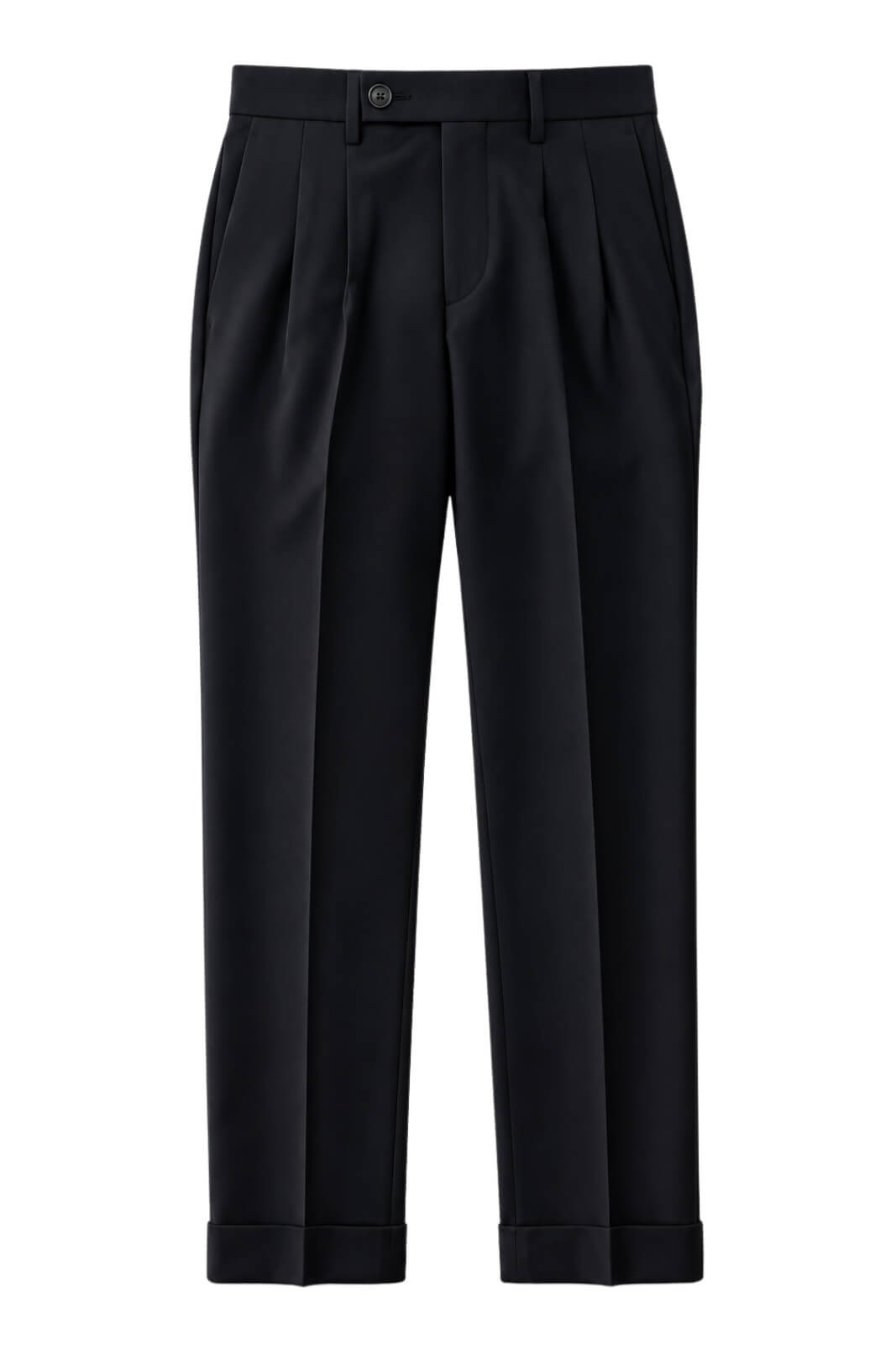 Michael Coal Pantaloni Uomo in lana stretch / Nero