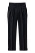 Michael Coal Pantaloni Uomo in lana stretch / Nero
