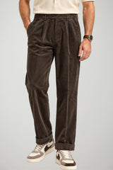 Michael Coal Pantaloni Uomo in velluto a coste / Cacao
