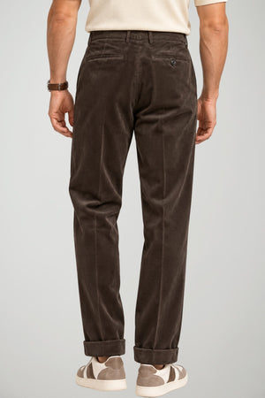 Michael Coal Pantaloni Uomo in velluto a coste / Cacao