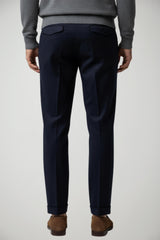 Pantaloni da uomo Michele Carbone con risvolti