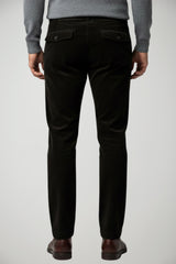 Pantaloni da uomo Michele Carbone in velluto con pences