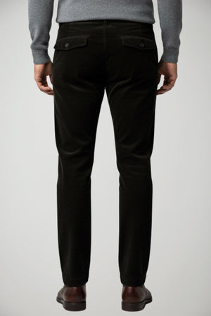 Pantaloni da uomo Michele Carbone in velluto con pences