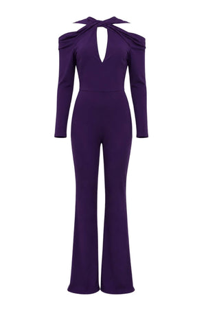 Monique Garconne Jumpsuite Donna con Scollo incrociato