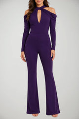 Monique Garconne Jumpsuite Donna con Scollo incrociato