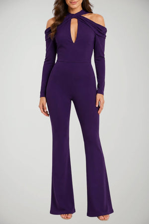 Monique Garconne Jumpsuite Donna con Scollo incrociato