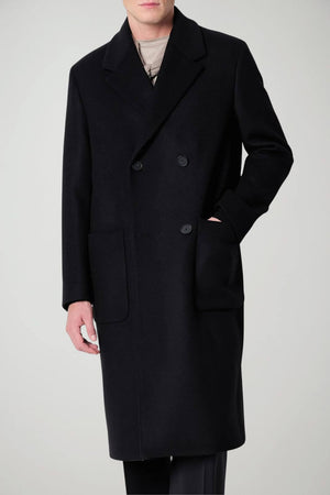 Mood by Manuel Ritz Cappotto Uomo doppiopetto / Nero