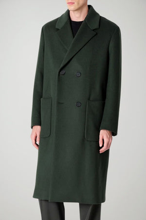 Mood by Manuel Ritz Cappotto Uomo doppiopetto / Verde bosco