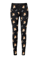 Leggings da donna Moschino con stampa teddy