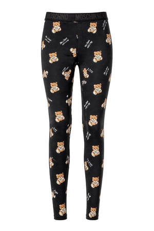 Leggings da donna Moschino con stampa teddy