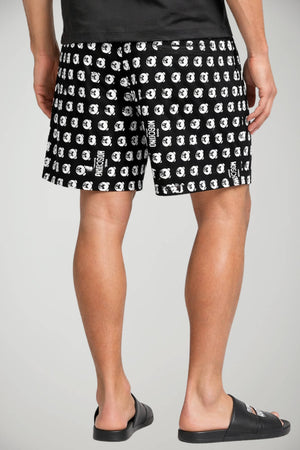 Bermuda da uomo in felpa Moschino con stampa teddy