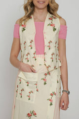 Cristina Beautiful Life Women's Double Print Vest