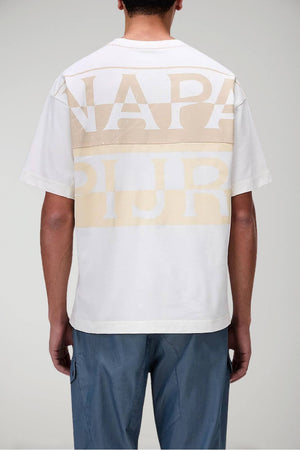 Camiseta Napapapijri para hombre con logotipo gráfico