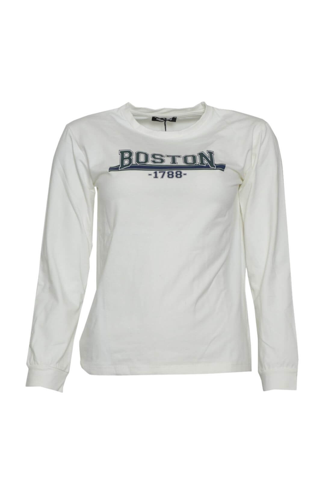 Camiseta Never Too para niño Boston