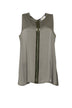 Via delle Perle Top Donna smanicato con paillettes