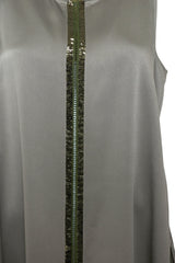 Via delle Perle Women's Sleeveless Top with Sequins