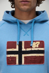 Napapijri Felpa Uomo Archive Sweat Relaxed Fit / Ciano