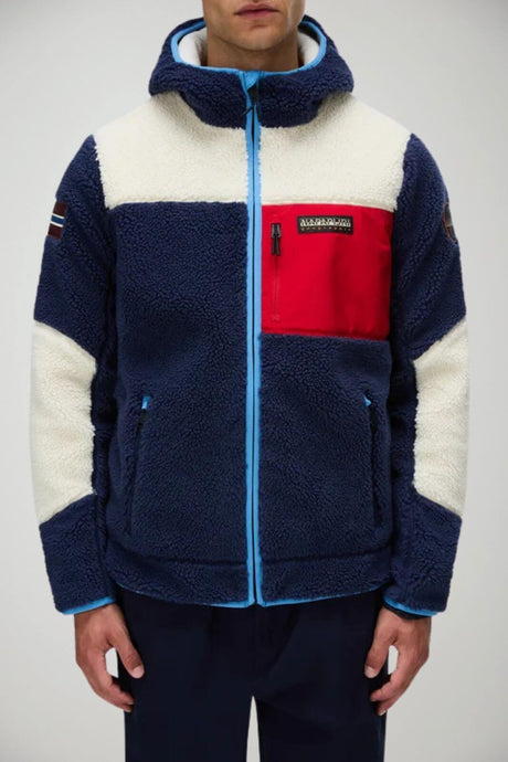 Napapijri men's Yupik fleece sweatshirt / Navy