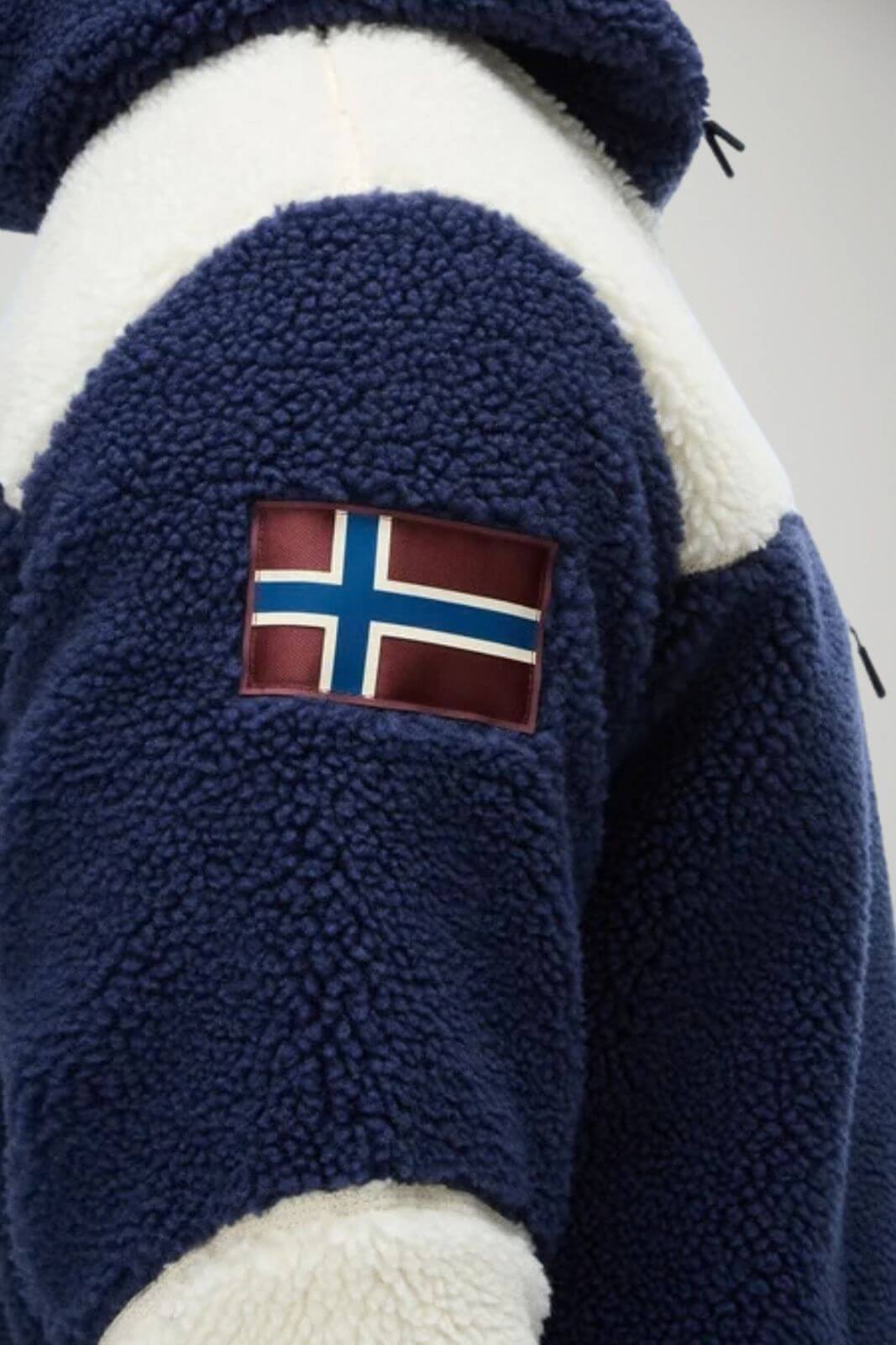Napapijri Felpa Uomo Yupik in pile / Navy