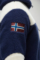 Napapijri Felpa Uomo Yupik in pile / Navy