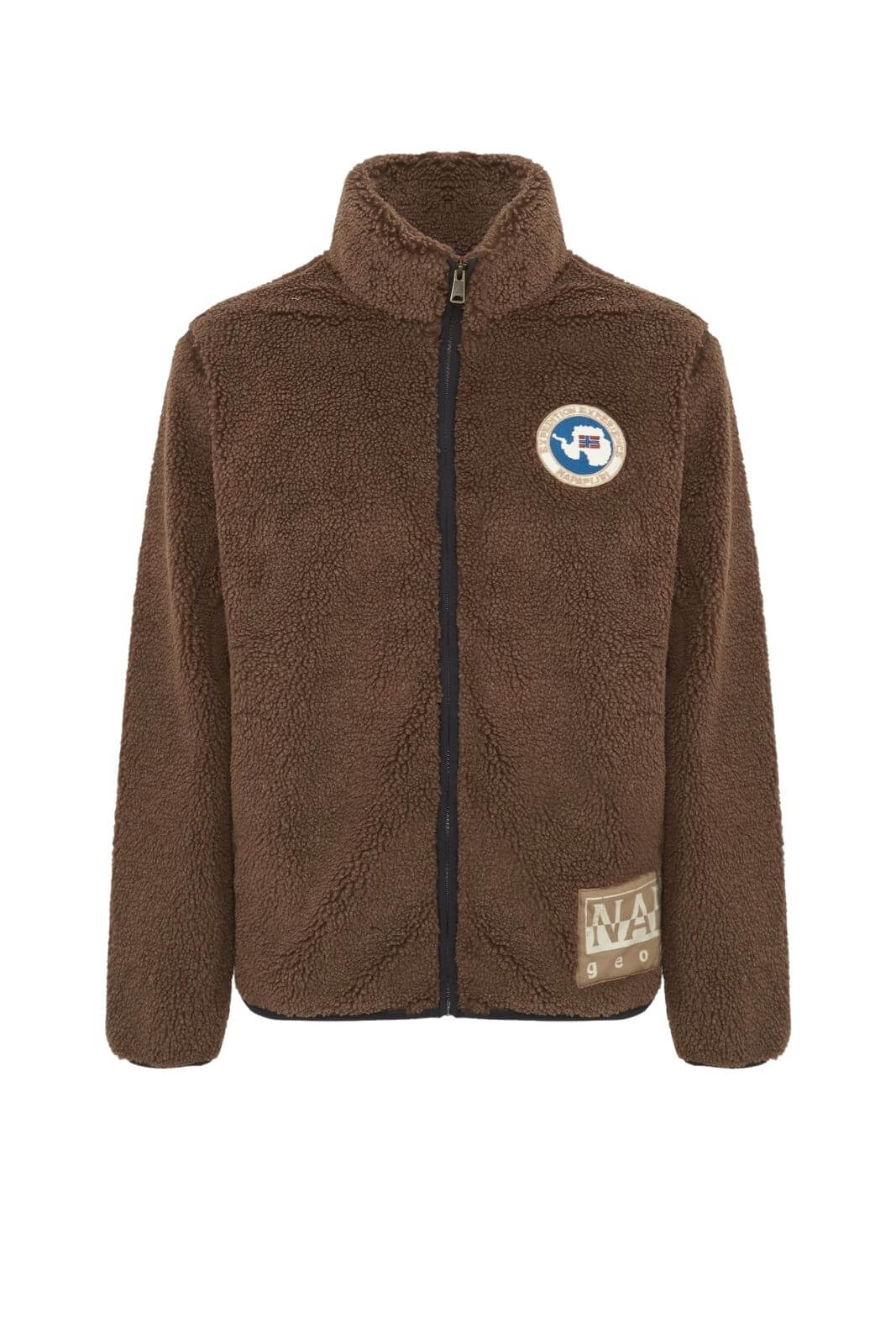 Napapijri Giacca Uomo in sherpa Relaxed Fit / Marrone