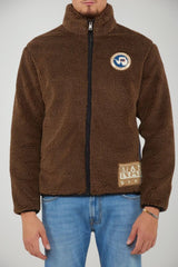 Napapijri Giacca Uomo in sherpa Relaxed Fit / Marrone