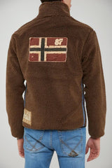 Napapijri Giacca Uomo in sherpa Relaxed Fit / Marrone