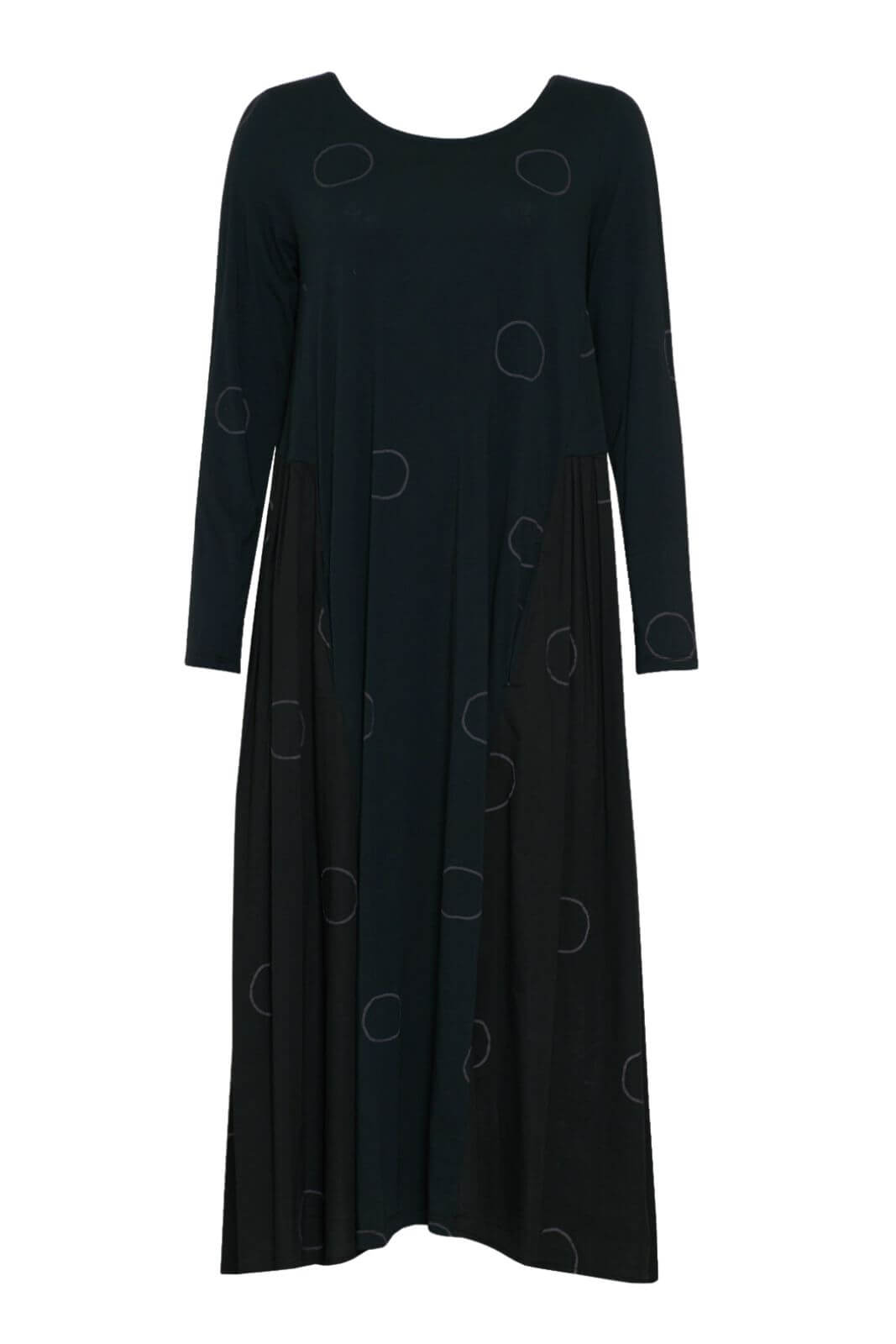 Neirami Women's Long Dress with Jersey Insert