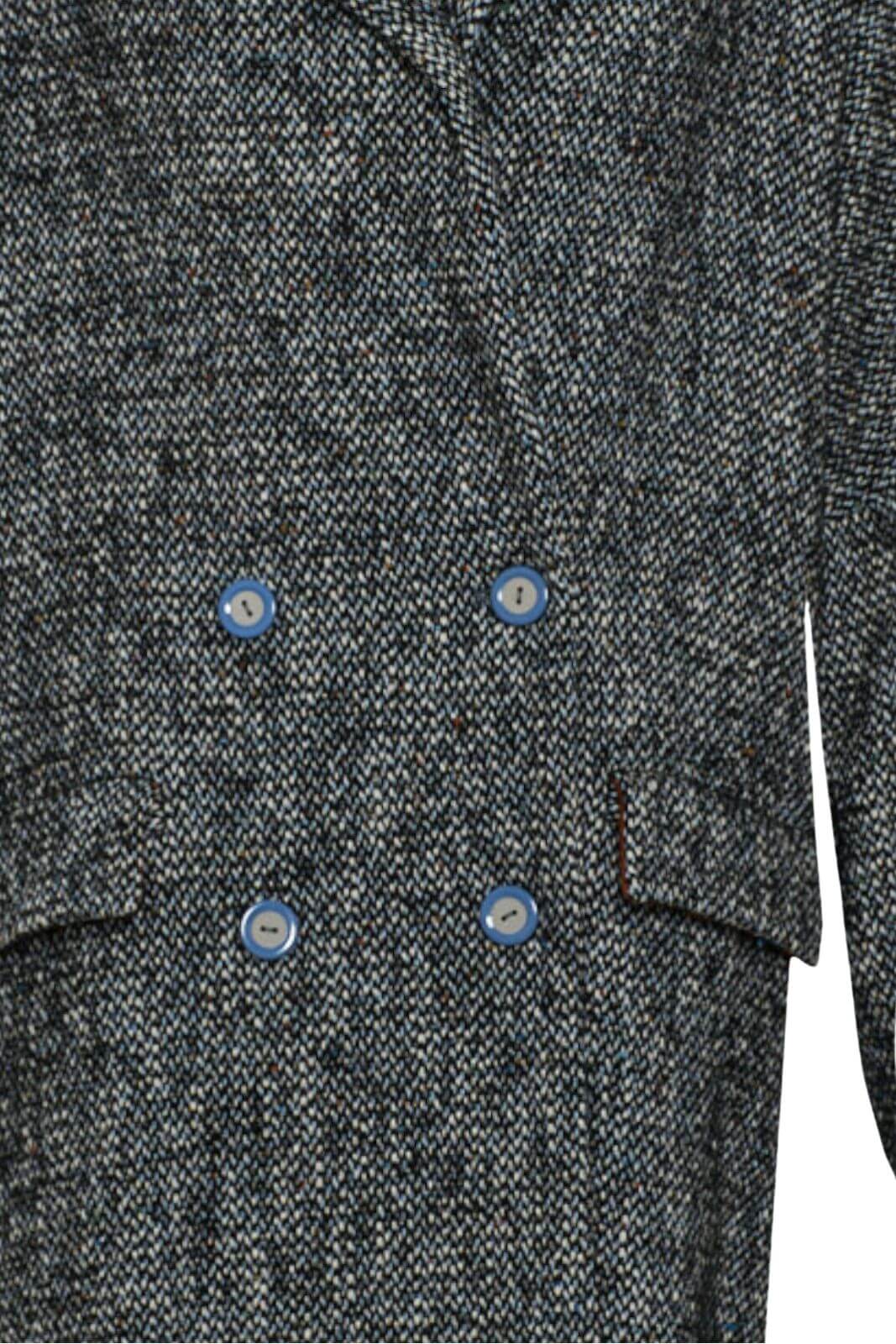 Cappotto Niu da donna in bouclè doppiopetto dettaglio texture