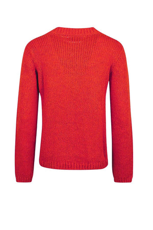 Maglione Niu da donna a costine retro