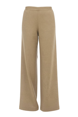 Pantaloni da donna Niu slip on con vita elastica