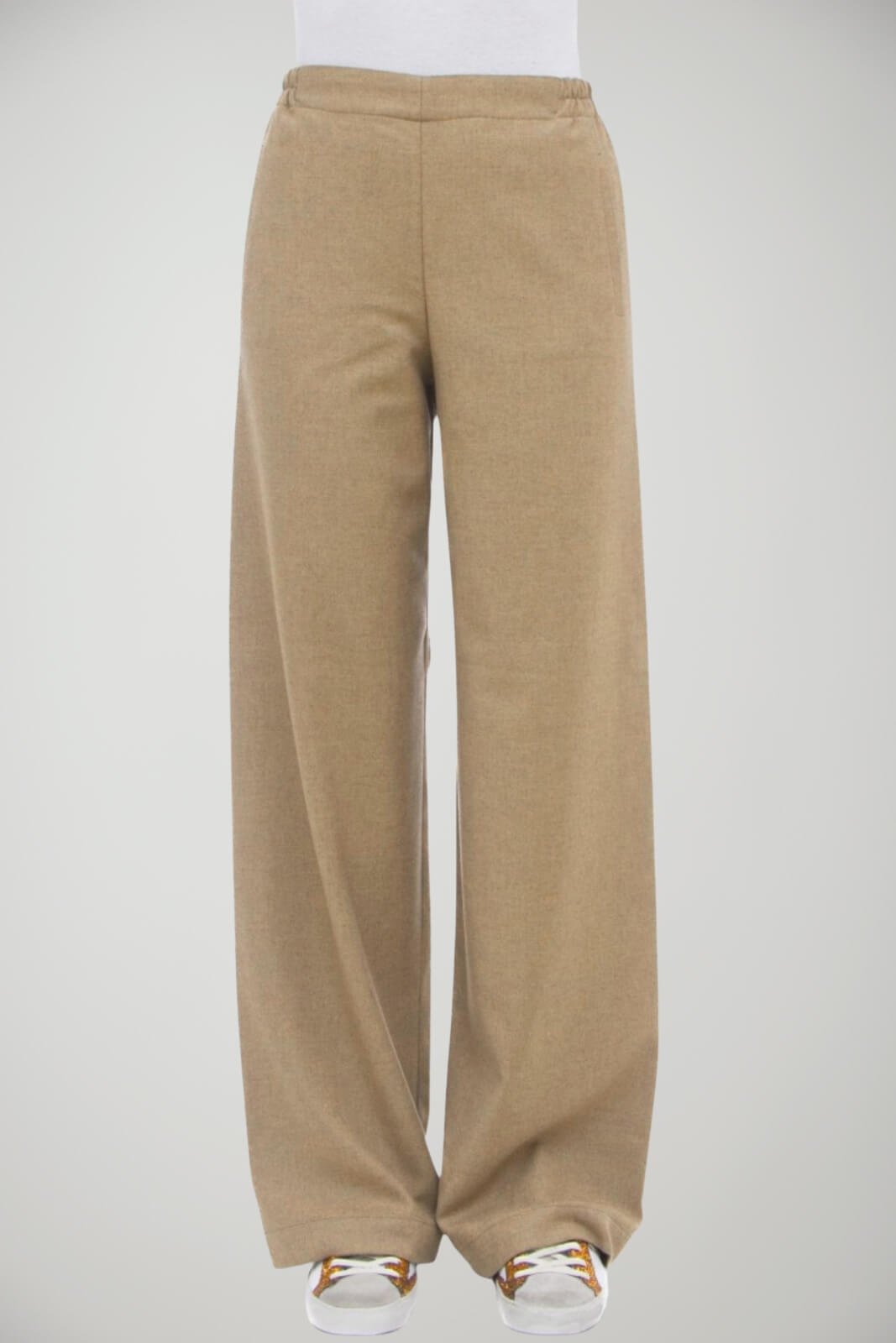 Pantaloni da donna Niu slip on con vita elastica