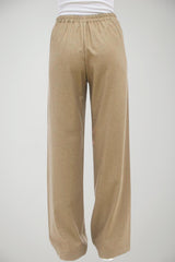 Pantaloni da donna Niu slip on con vita elastica