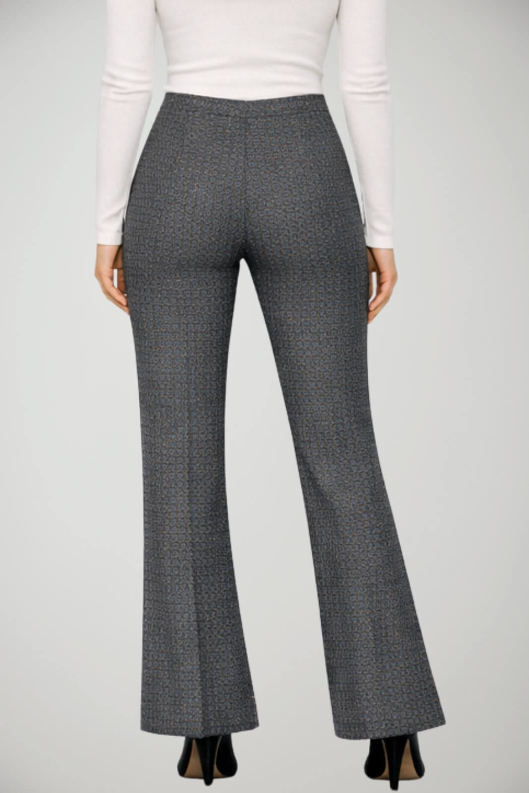 Pantalone da donna Niù con pattern all over e vita elastica