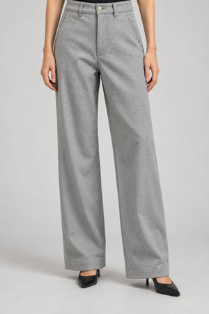 Noir n Bleu Pantaloni Donna chino in flanella