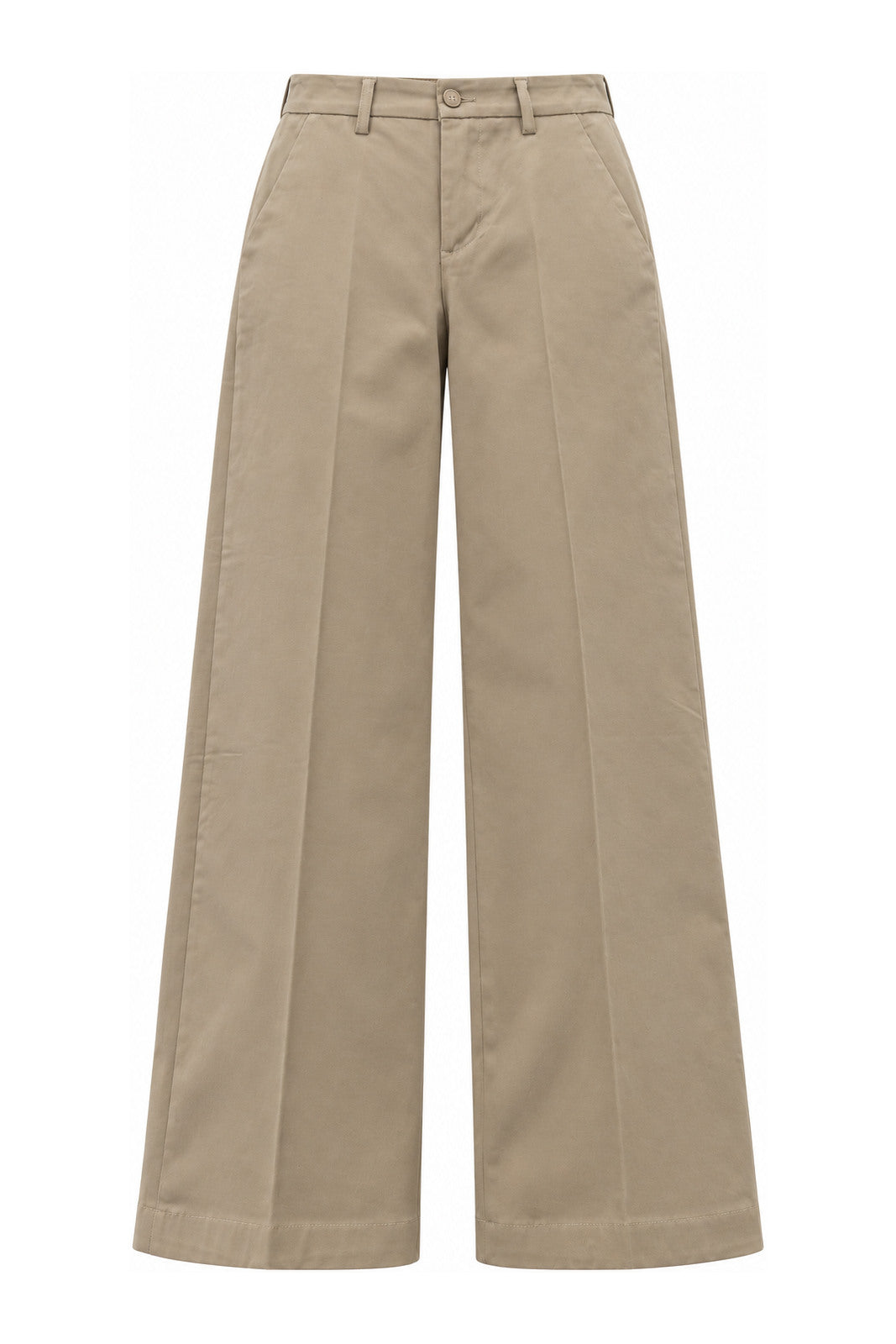 Noir n Bleu Pantaloni Donna Chino Vita Alta