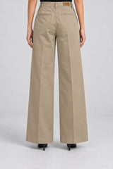 Noir n Bleu Pantaloni Donna Chino Vita Alta