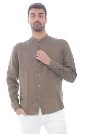 Outfit camicia uomo coreana in lino