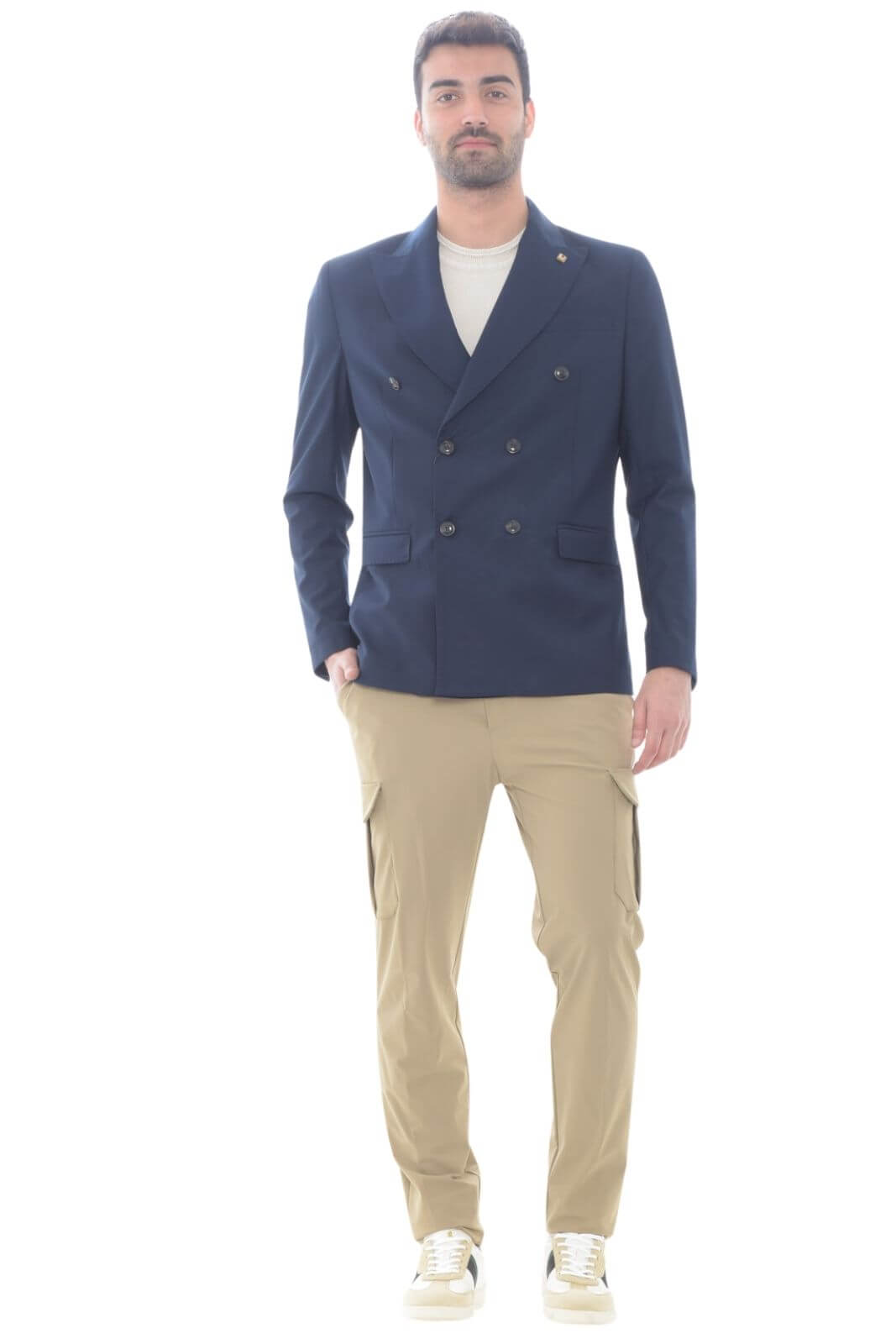 Outfit giacca uomo doppiopetto