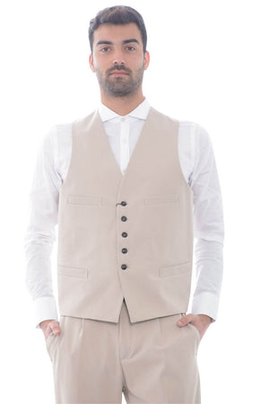 Outfit gilet uomo tinta unita
